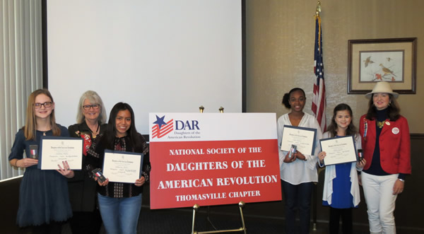 DAR Essay Contest winners 2019